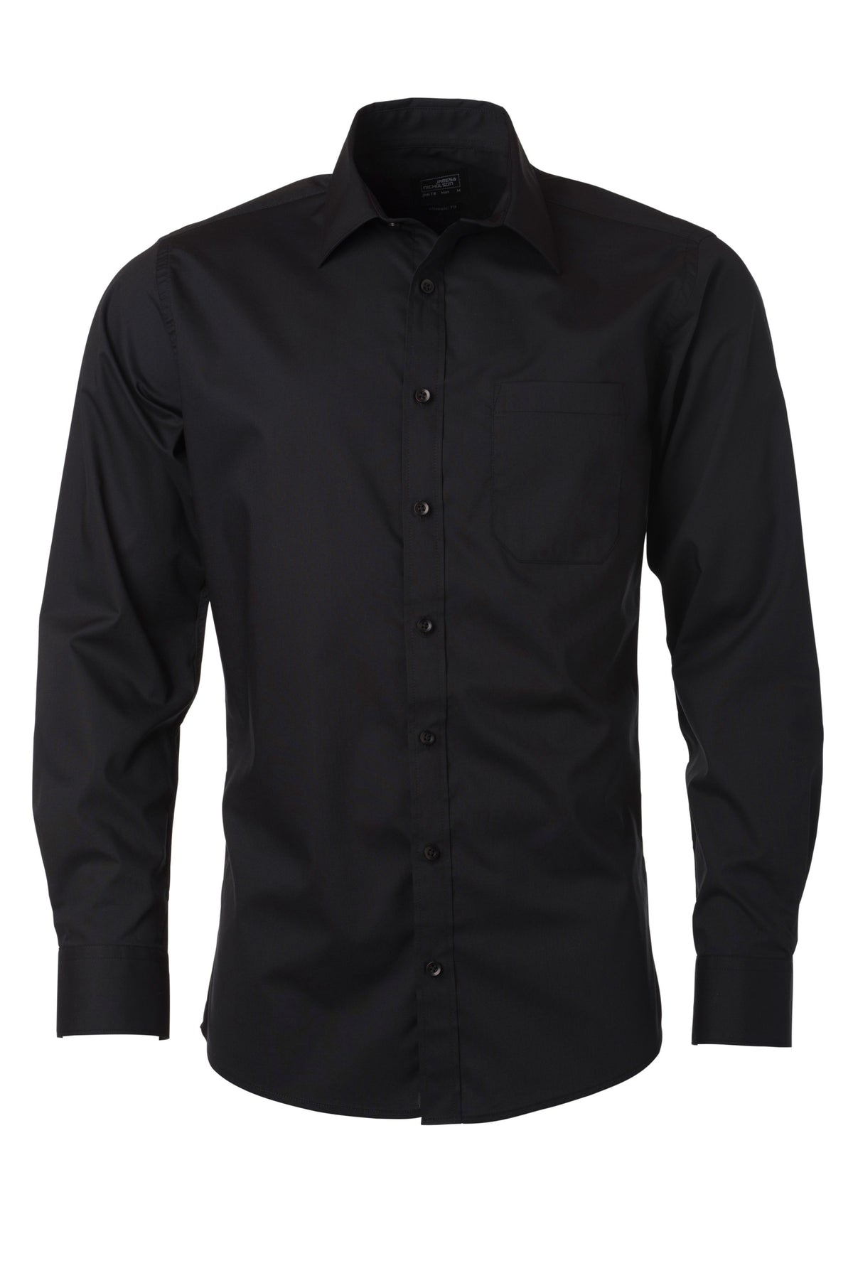 Men´s Shirt LSL Poplin - Black