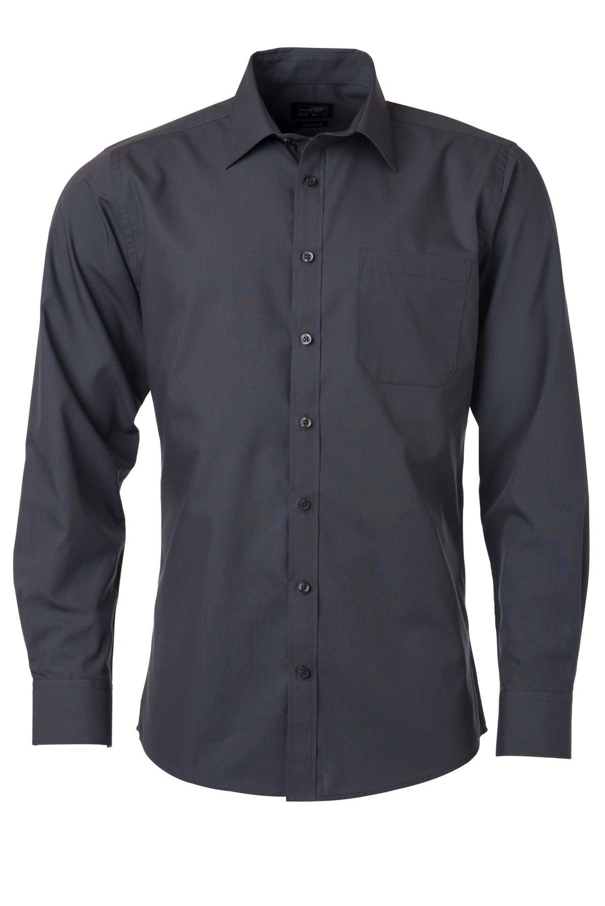 Men´s Shirt LSL Poplin - Carbon