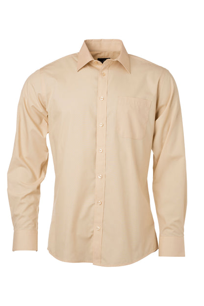 Men´s Shirt LSL Poplin - Stone