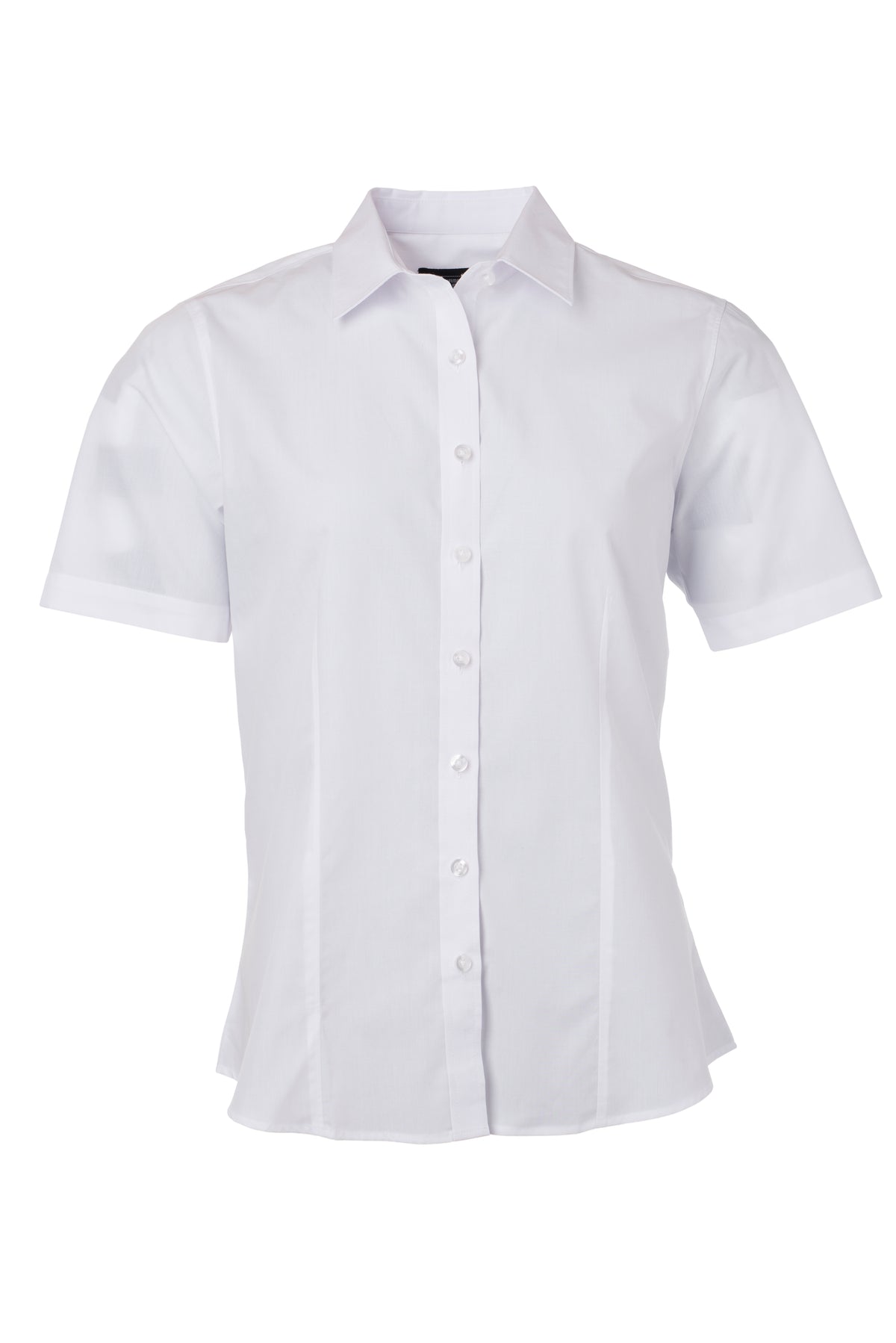 Ladies´ Shirt SSL Poplin - White