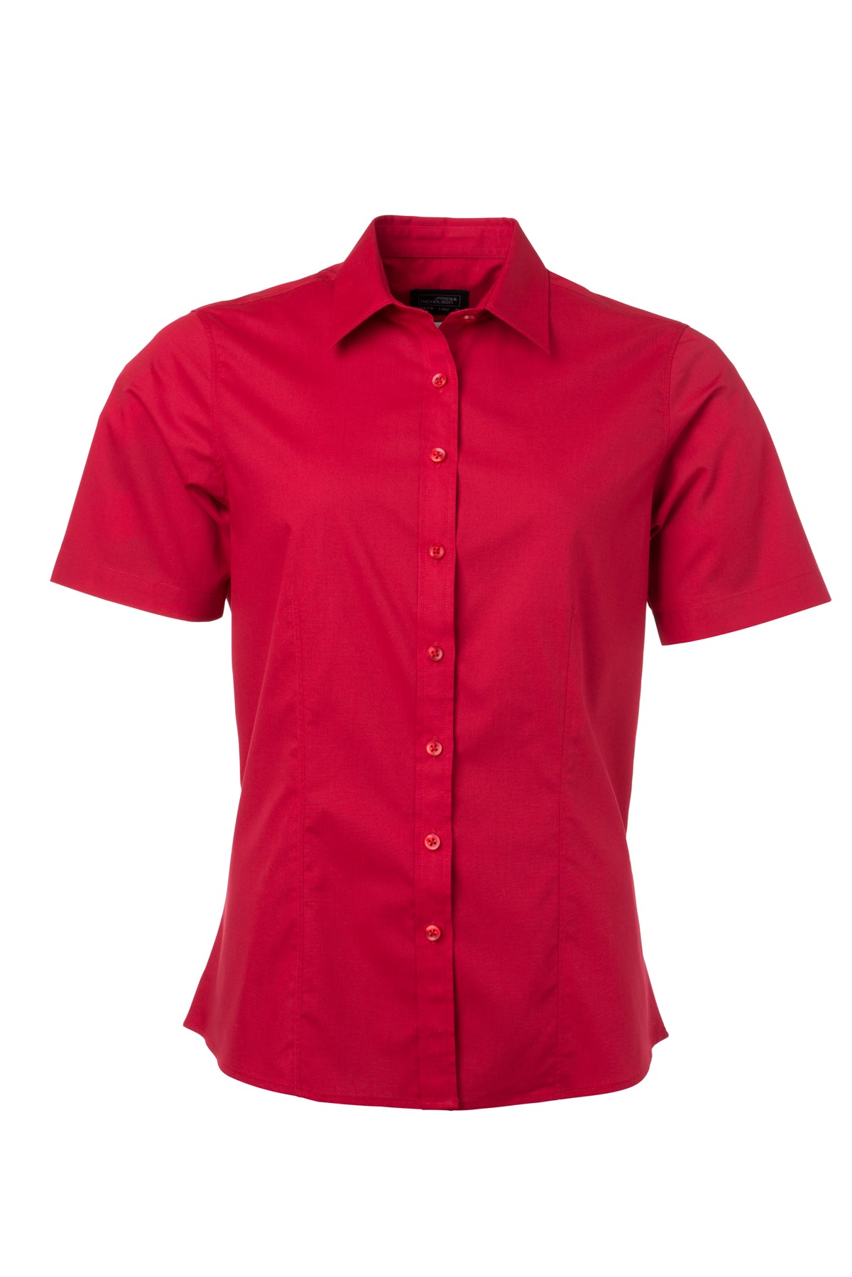 Ladies´ Shirt SSL Poplin - Red