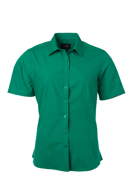 Ladies´ Shirt SSL Poplin - Irish-Green