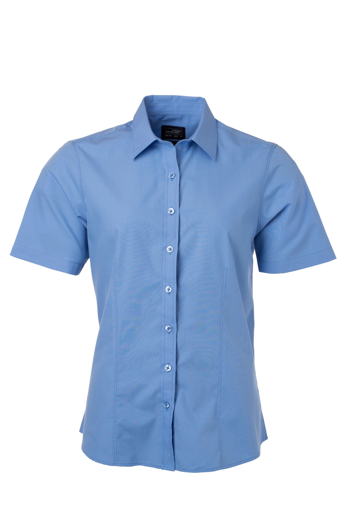 Ladies´ Shirt SSL Poplin - Aqua