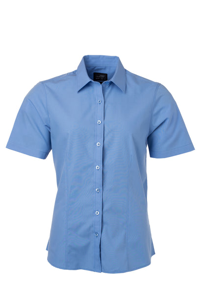 Ladies´ Shirt SSL Poplin - Aqua