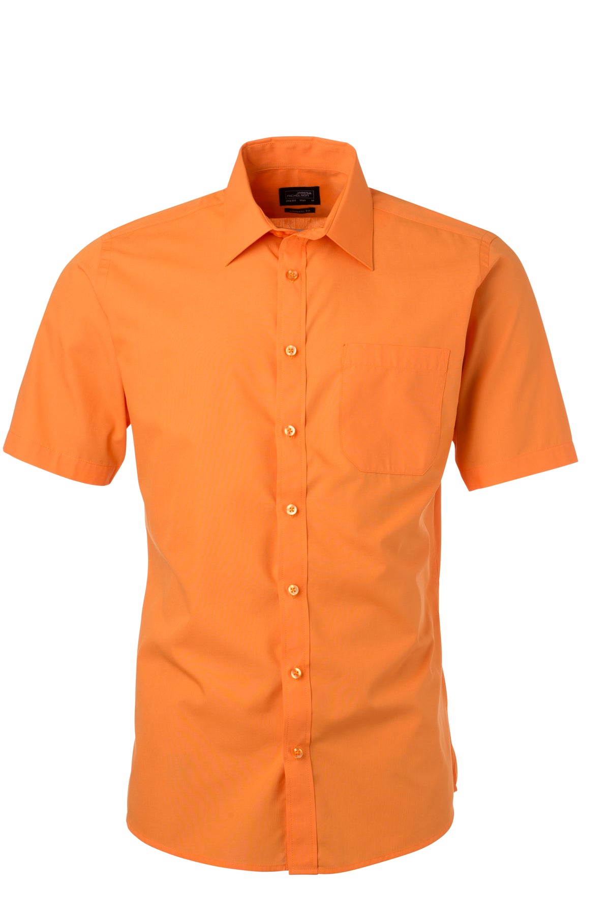 Men´s Shirt SSL Poplin - Orange