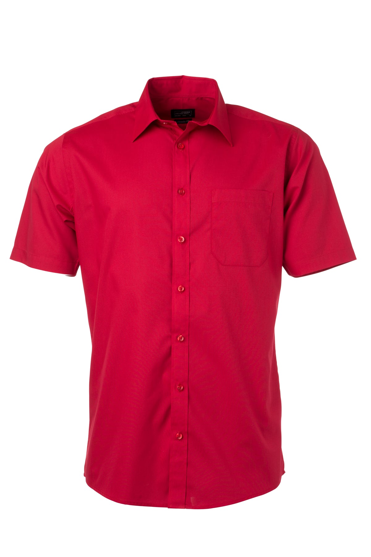 Men´s Shirt SSL Poplin - Red