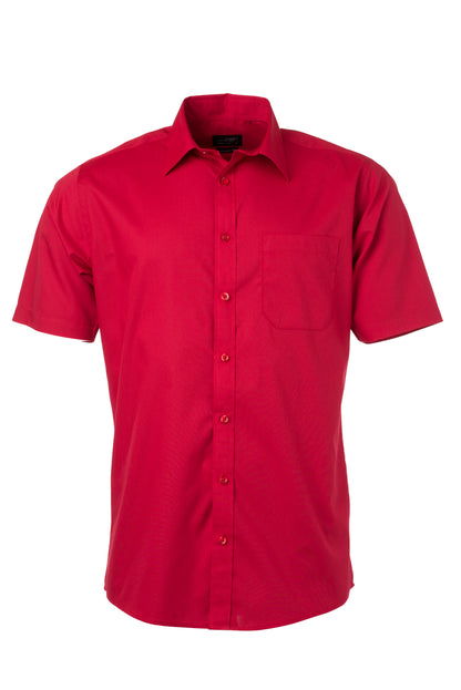 Men´s Shirt SSL Poplin - Red