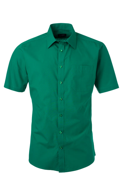 Men´s Shirt SSL Poplin - Irish-Green