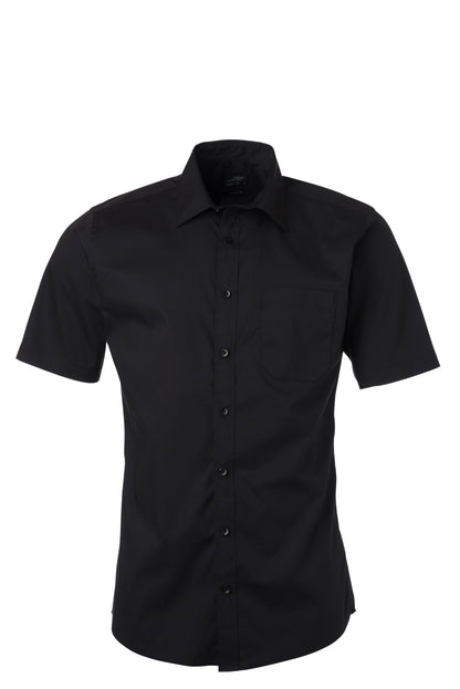 Men´s Shirt SSL Poplin - Black