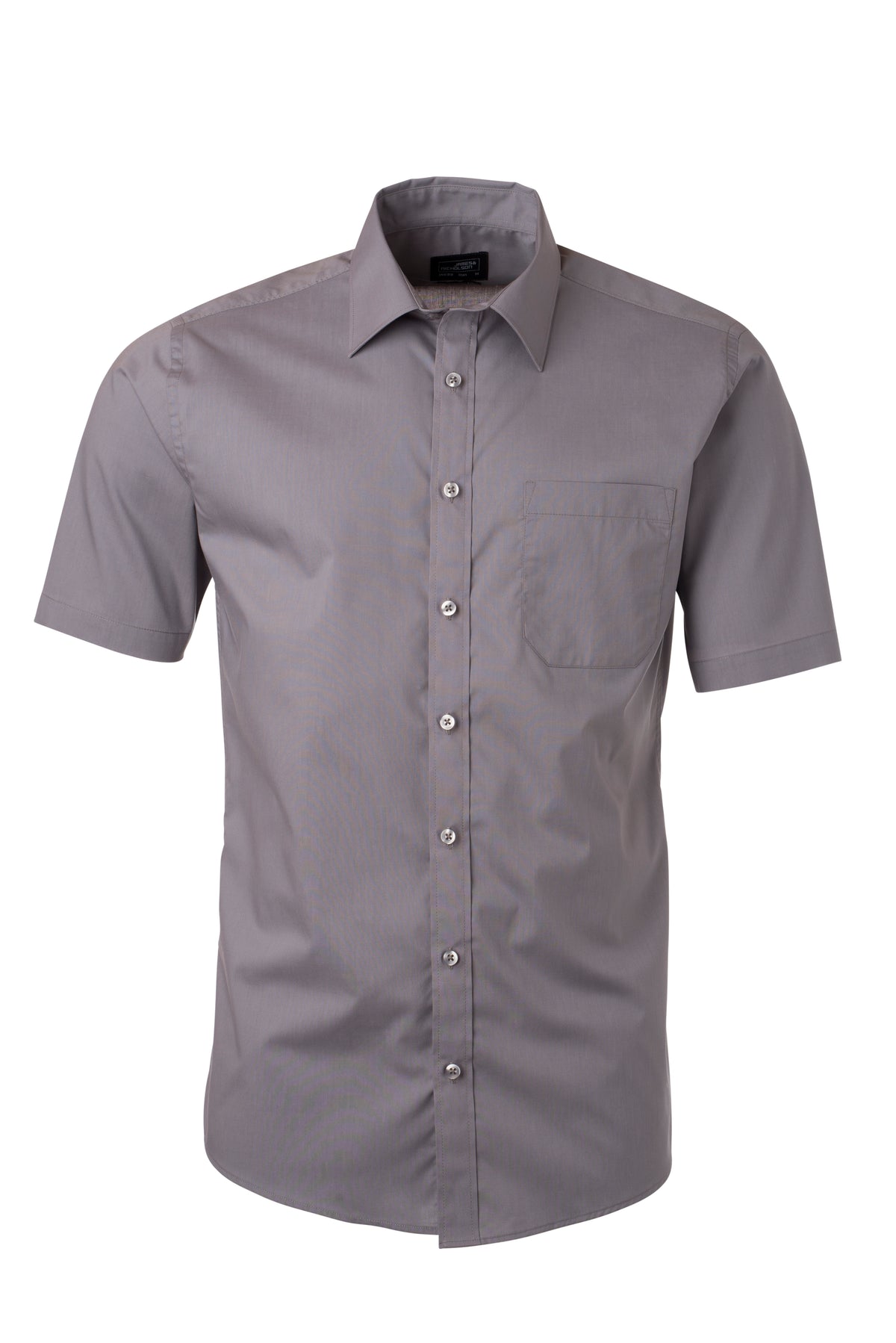 Men´s Shirt SSL Poplin - Steel