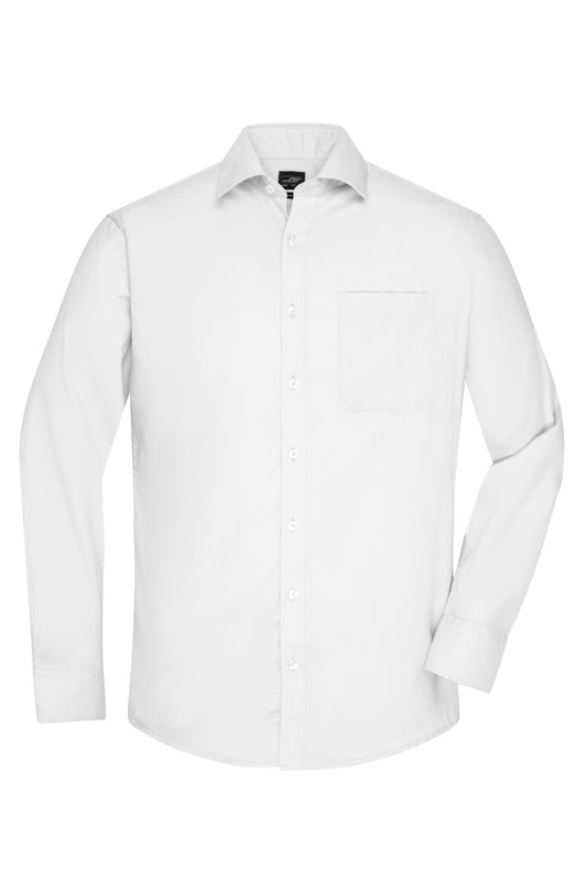 Men´s Shirt LSL Micro-Twill - White