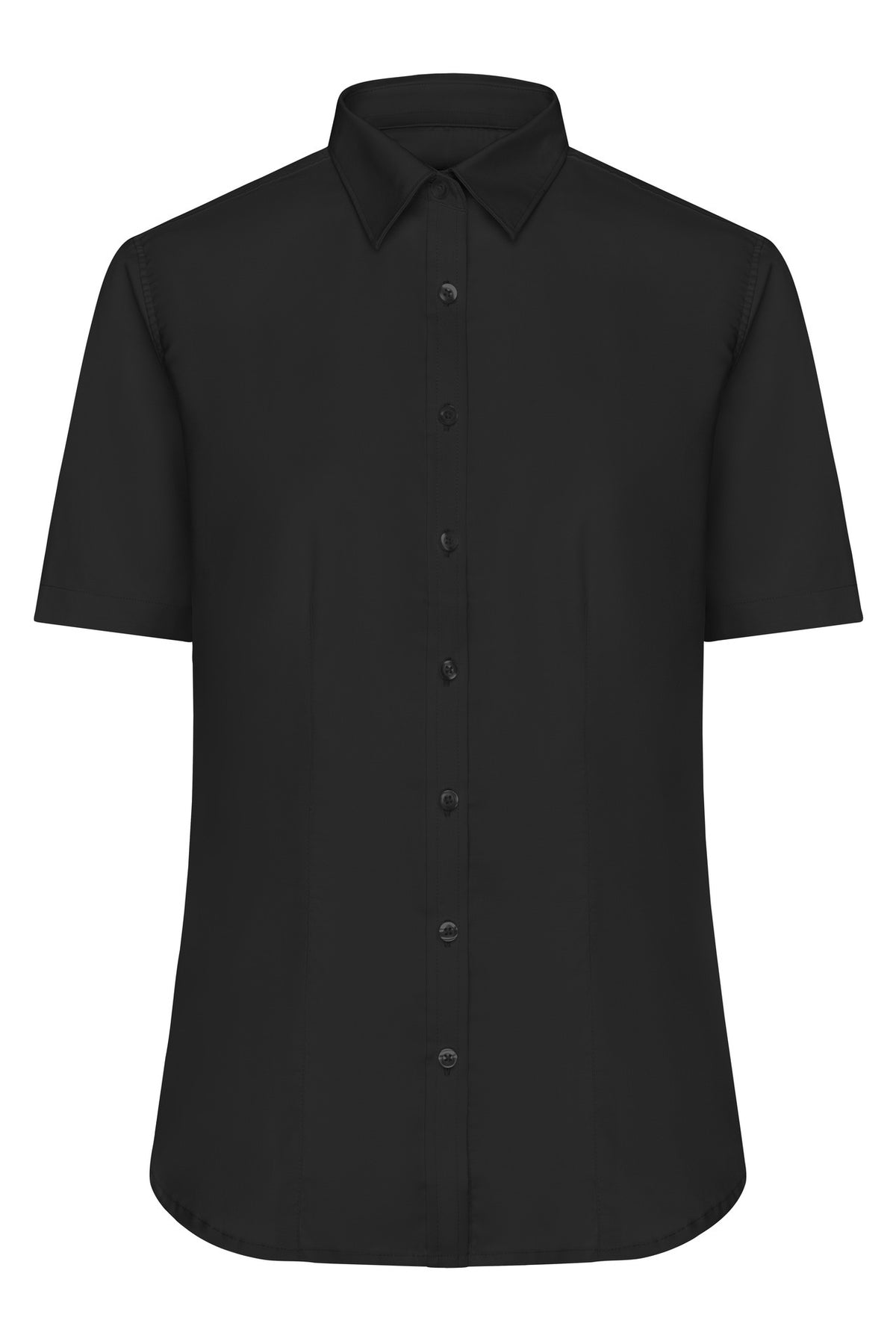 Ladies´ Shirt SSL Micro-Twill - Black