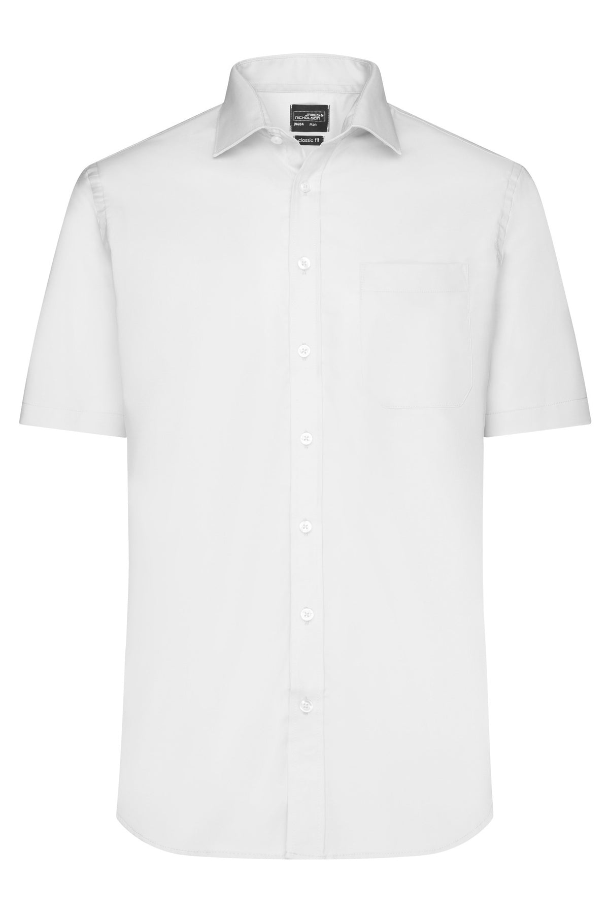 Men´s Shirt SSL Micro-Twill - White