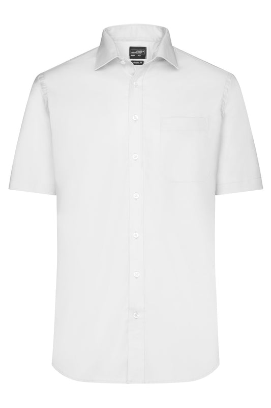 Men´s Shirt SSL Micro-Twill - White