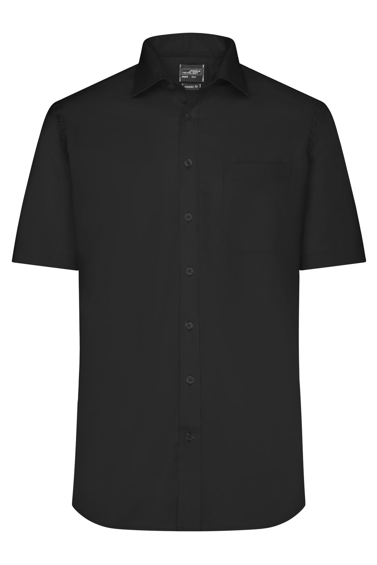 Men´s Shirt SSL Micro-Twill - Black