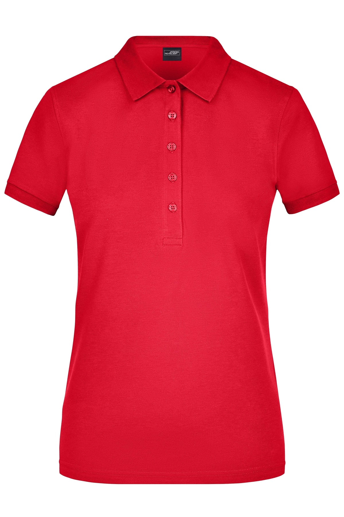 Ladies´ Elastic Polo Piqué - Red
