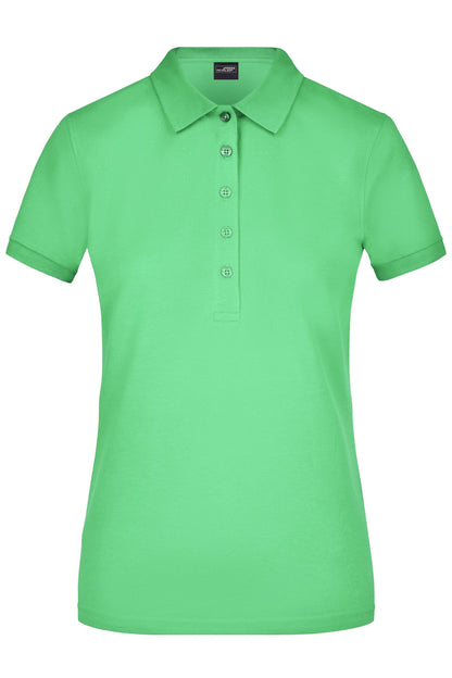 Ladies´ Elastic Polo Piqué - Lime-green