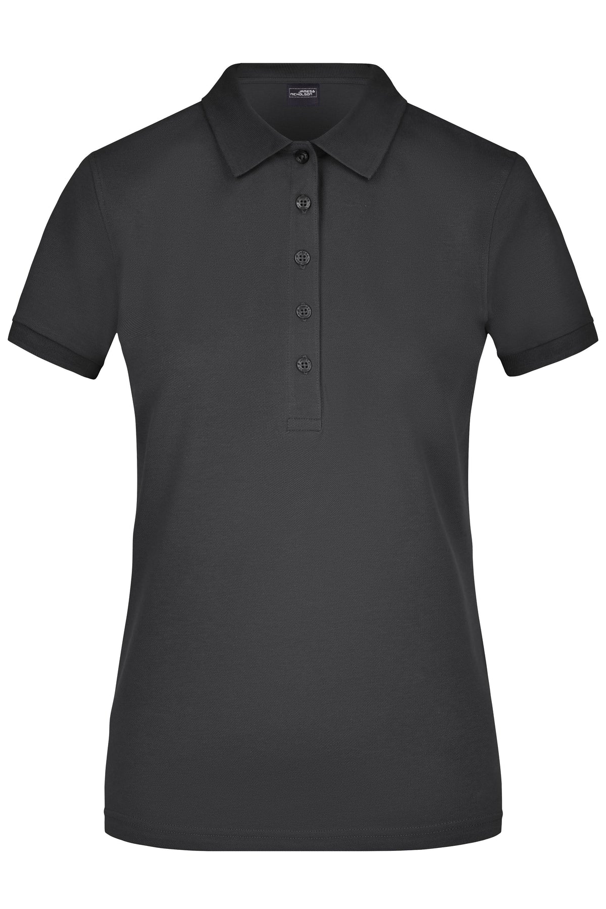 Ladies´ Elastic Polo Piqué - Black