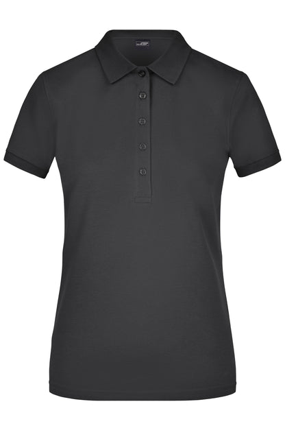 Ladies´ Elastic Polo Piqué - Black