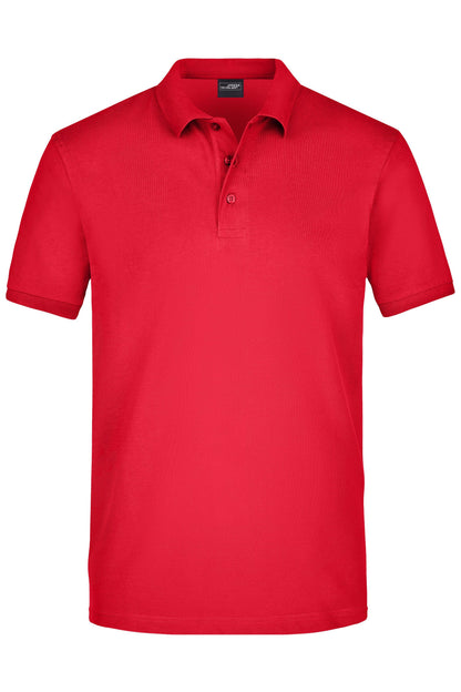 Men´s Elastic Polo Piqué - Red