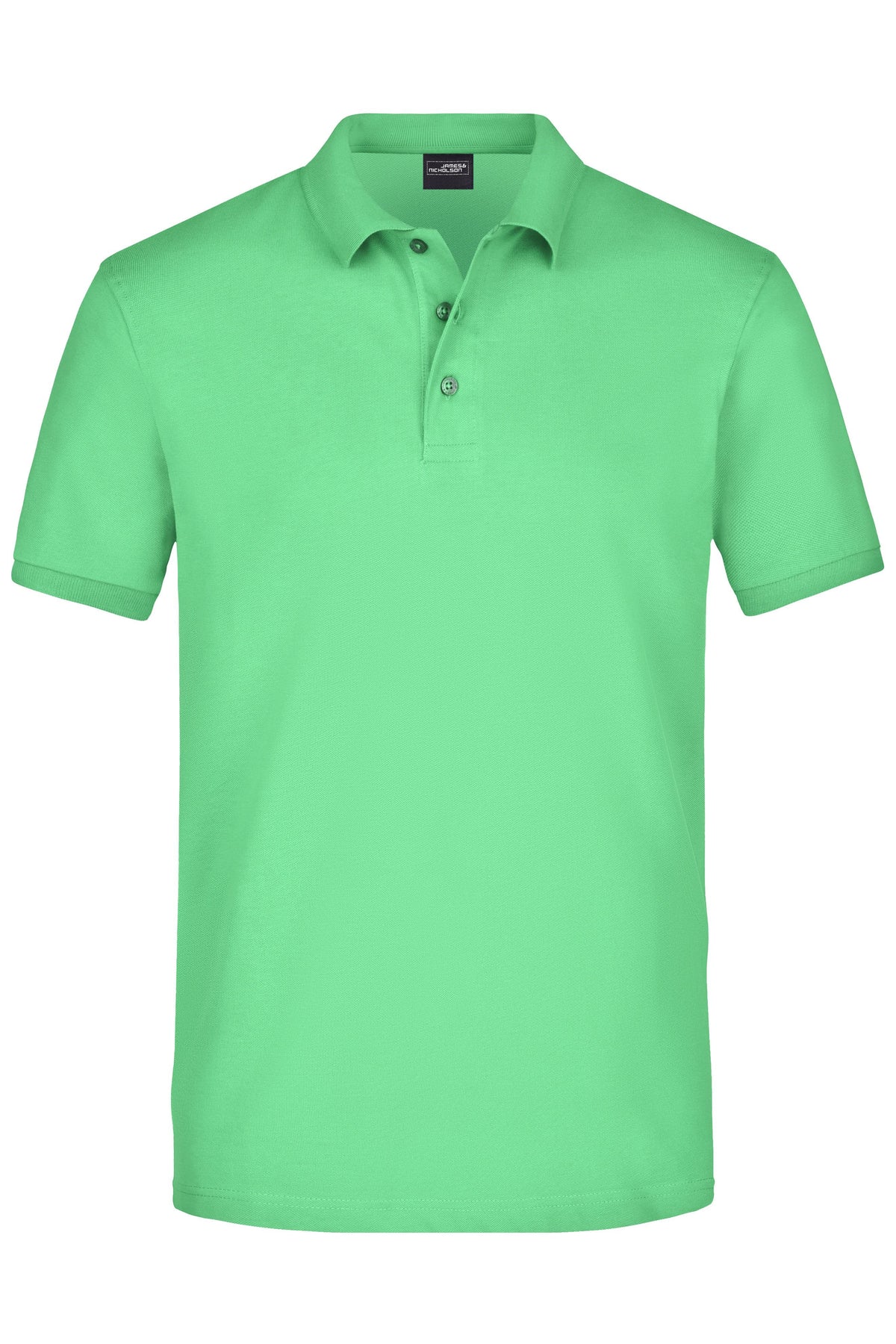 Men´s Elastic Polo Piqué - Lime-green