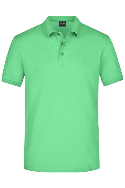 Men´s Elastic Polo Piqué - Lime-green