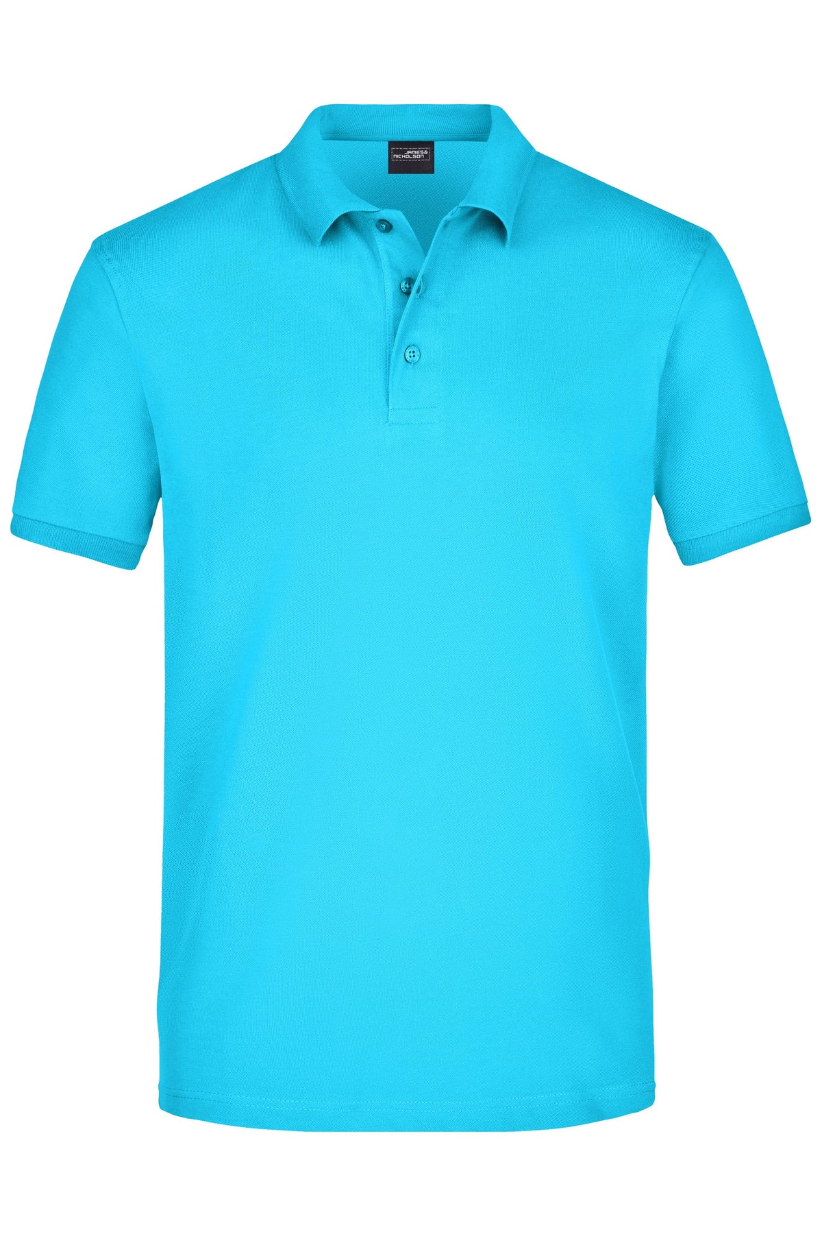 Men´s Elastic Polo Piqué - Turquoise