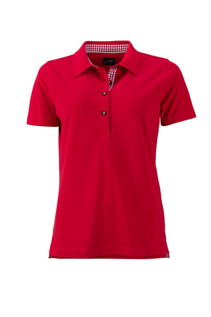 Ladies’ Traditional Polo - Red/Red-White