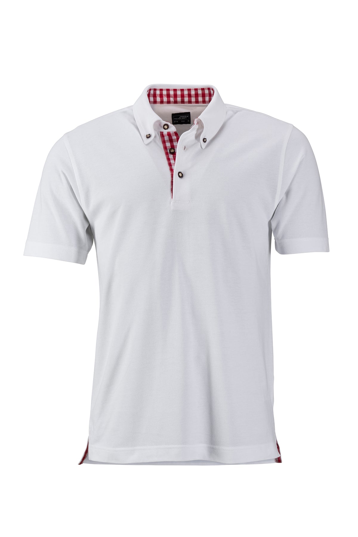Men’s Traditional Polo - White/Red-White