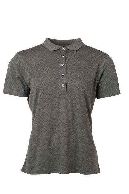 Ladies´ Active Polo - Dark-Melange