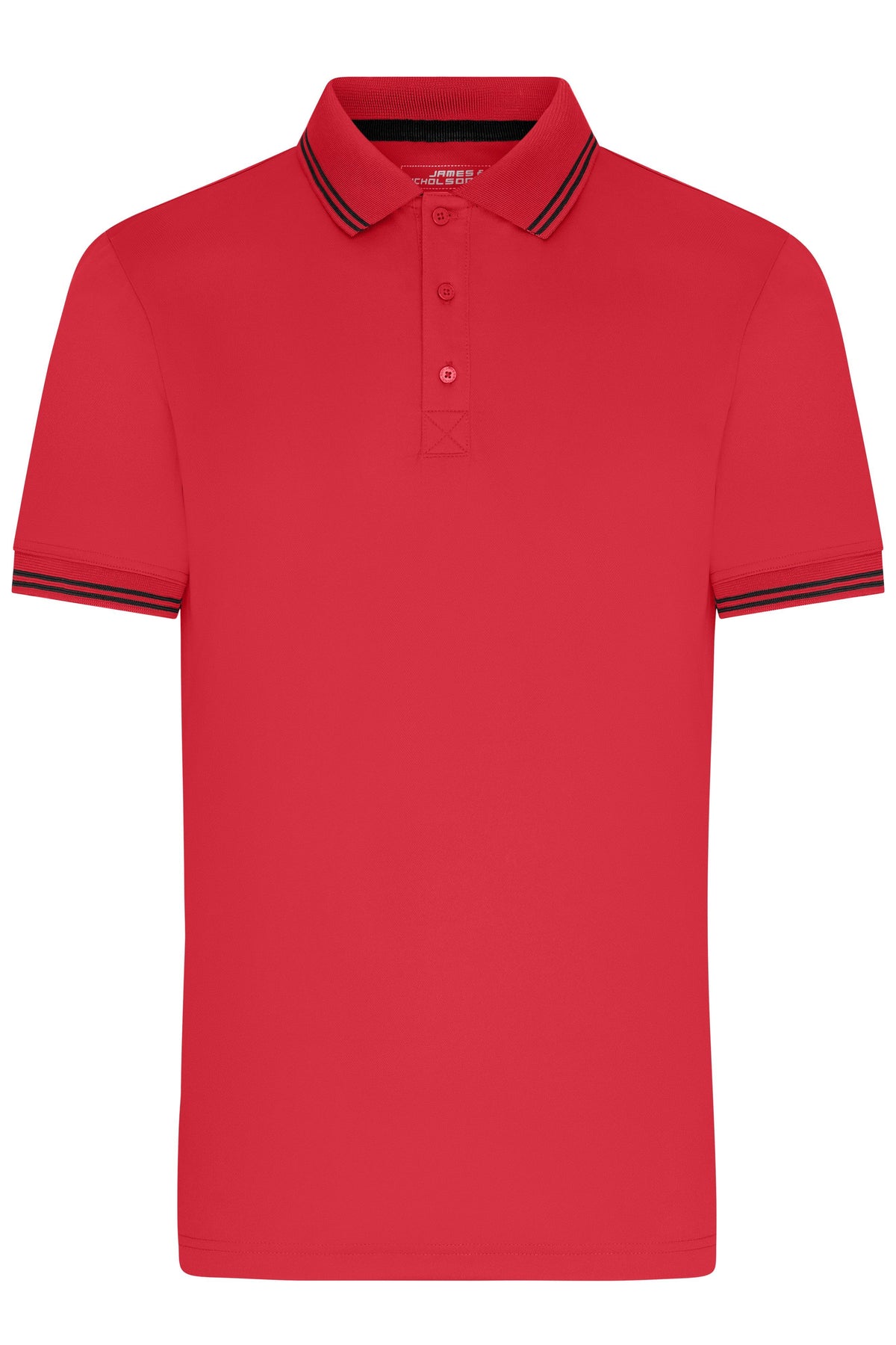 Men´s Functional Polo - Red/Black