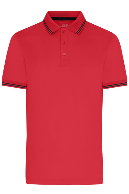 Men´s Functional Polo - Red/Black