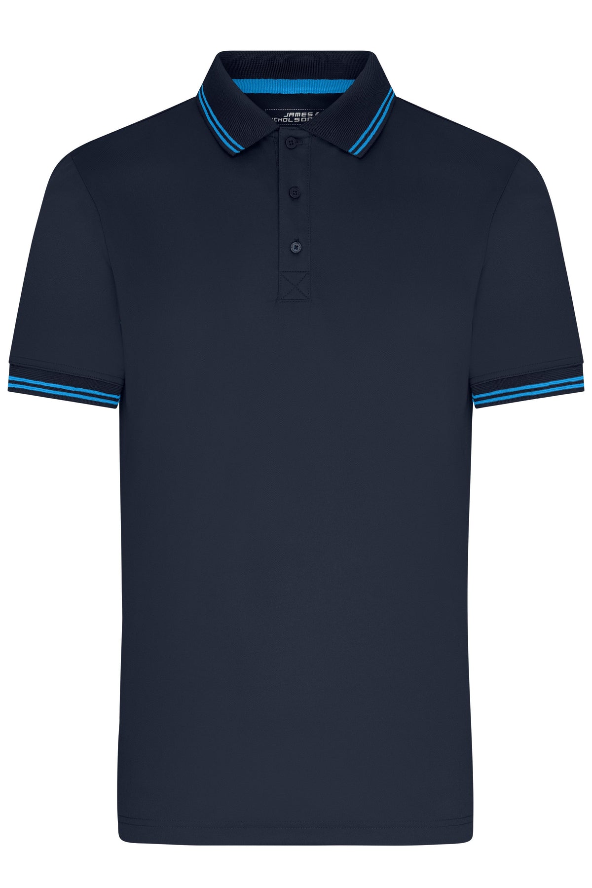 Men´s Functional Polo - Navy/Bright-blue