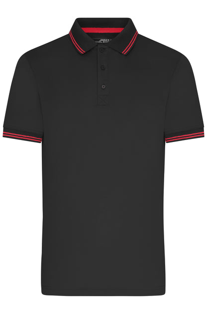 Men´s Functional Polo - Black/Red