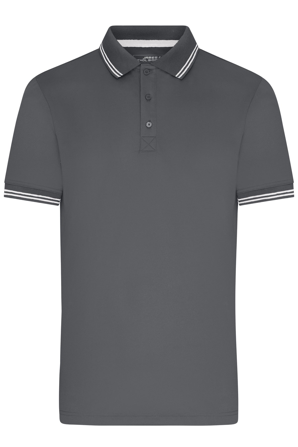 Men´s Functional Polo - Graphite/White