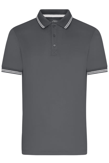 Men´s Functional Polo - Graphite/White