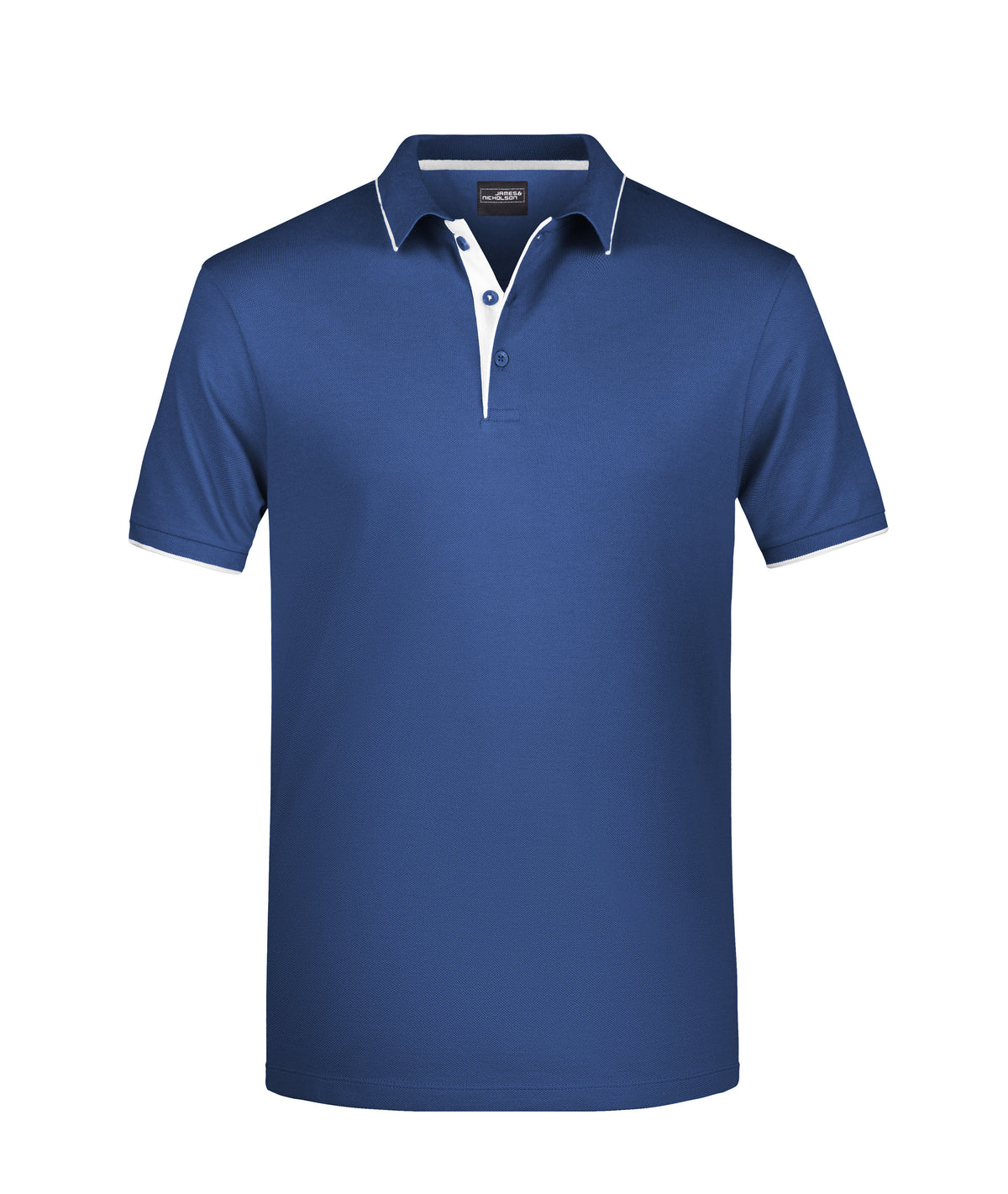 Men´s Polo Stribe - Navy/White