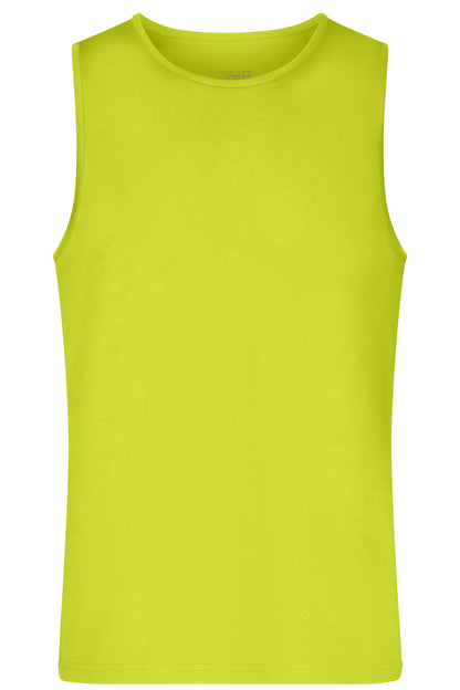 Men´s Active Tanktop - Acid-Yellow