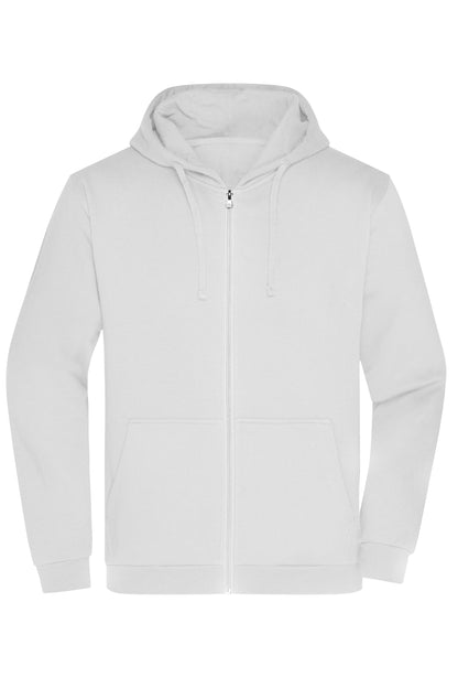 Promo Zip Hoody Man - White