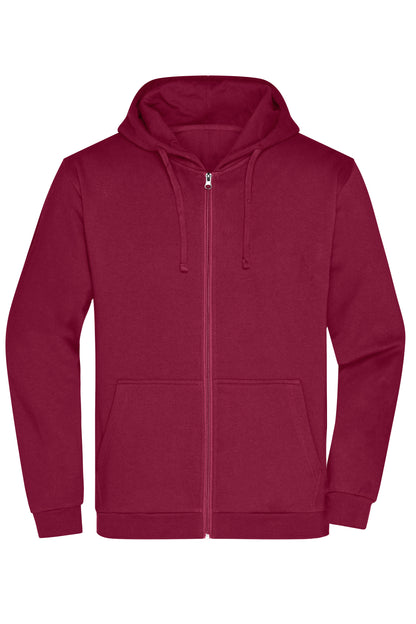 Promo Zip Hoody Man - Wine