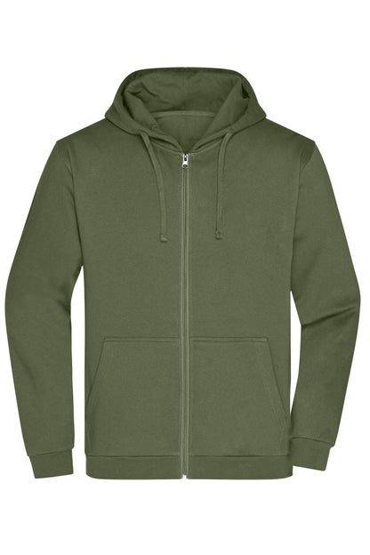 Promo Zip Hoody Man - Olive