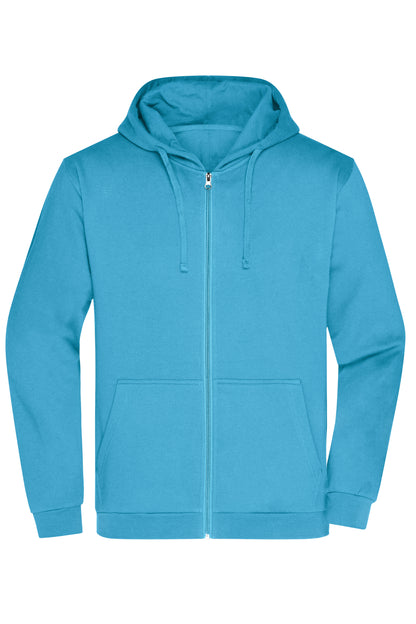 Promo Zip Hoody Man - Turquoise