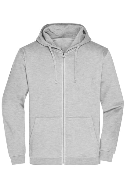 Promo Zip Hoody Man - Grey-Heather
