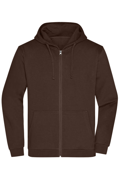 Promo Zip Hoody Man - Brown