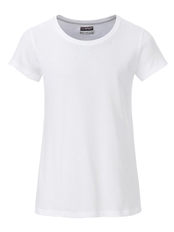 Girl´s Basic-T - White
