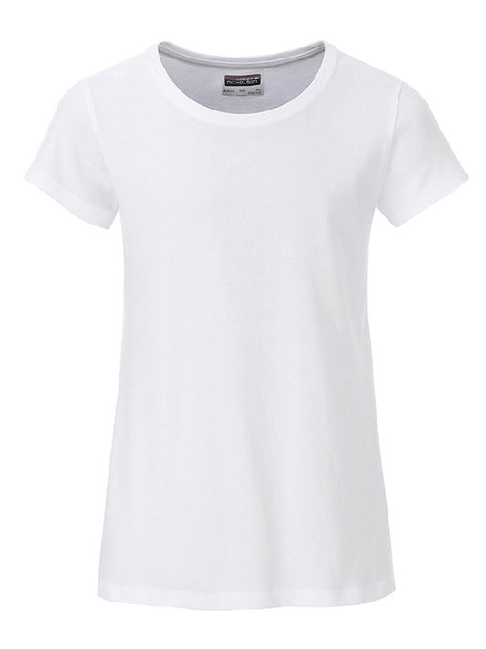 Girl´s Basic-T - White