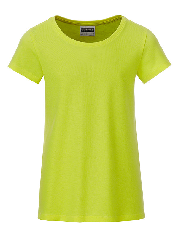 Girl´s Basic-T - Acid-Yellow