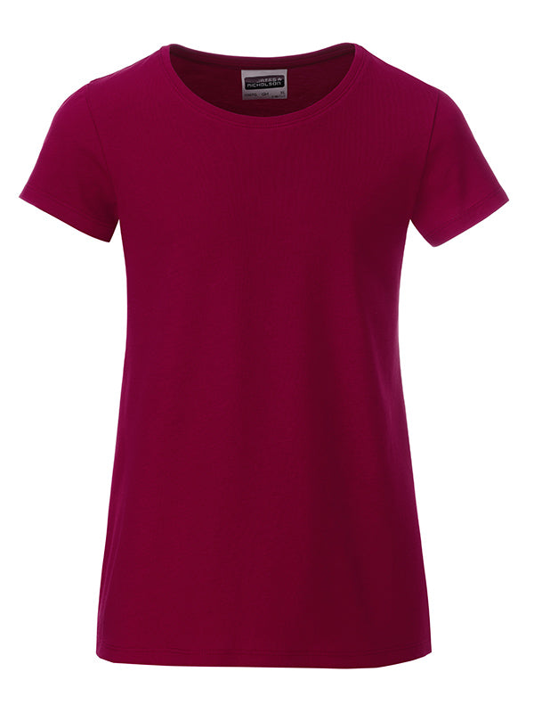Girl´s Basic-T - Wine
