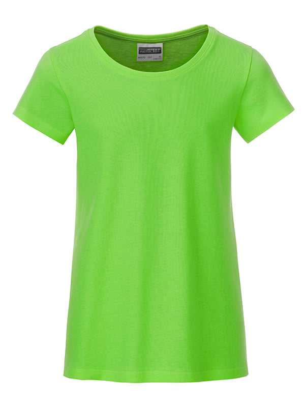 Girl´s Basic-T - Lime-green