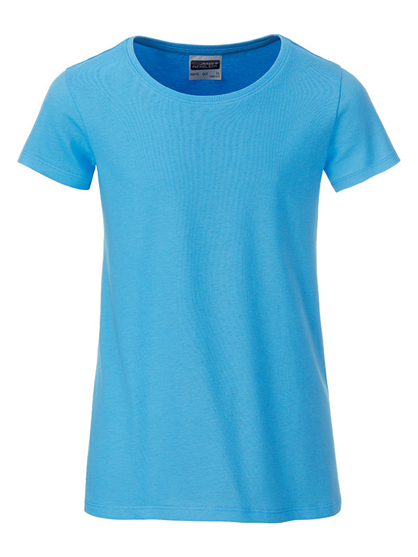 Girl´s Basic-T - Sky-Blue